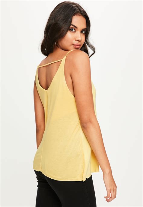 yellow cami for sale.